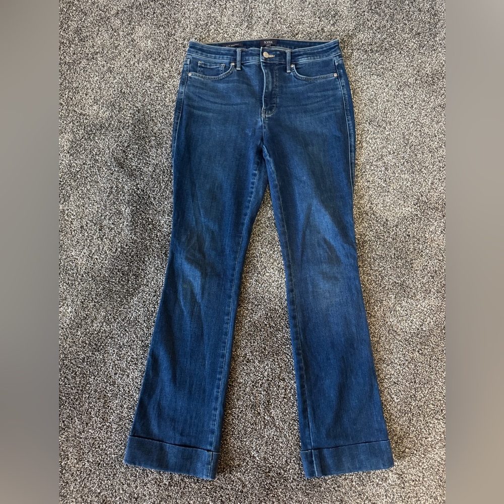 NYDJ Women's Slim Bootcut Cuffed Jeans Size 6
